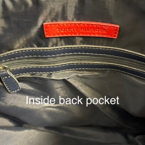 Tommy Hilfiger Blue & Gray Large Tote Bag - Picture 8 of 13